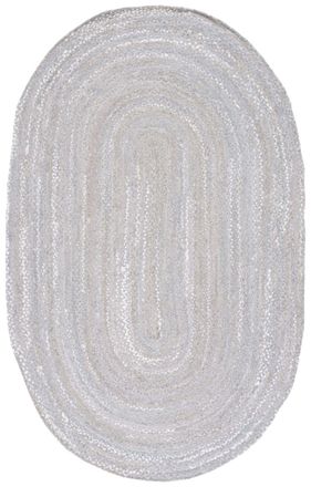 Safavieh Alfombra algod&oacute;n gris claro 122 x 183 cm