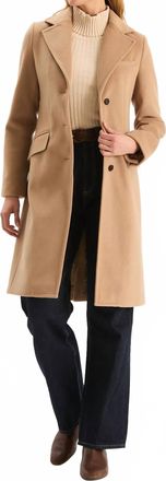 Tyler B&ouml;e Perry Mid Length Coat In Camel