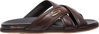 Santoni Sandali - - Shoes - Uomo - Nero - 43 EU