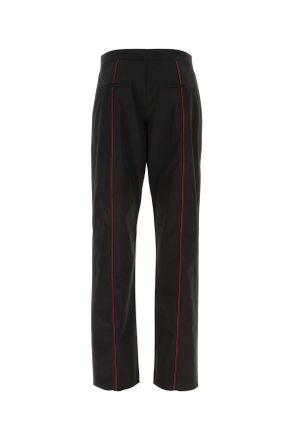Ferragamo 143649767242 Neroblack Exterior: Polyester Cotton Pantaloni Trousers