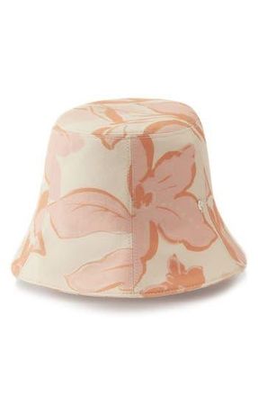 Helen Kaminski Bettina Floral Bucket Hat in Parchment Blend at Nordstrom Rack