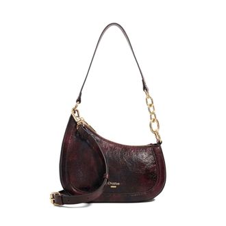 Dune London Womens Accessories Direction - Chain Detail Shoulder Bag - Purple - One Size