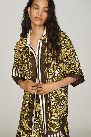 Alemais Mona Hemp Buttondown Shirt