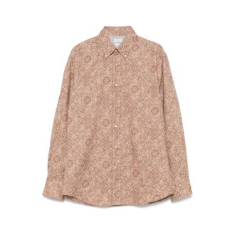 Brunello Cucinelli Paisley Print Button-Down Shirt