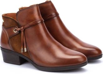 Pikolinos Womens Daroca Tassel Strap Booties In Cuero