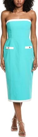 Amanda Uprichard Strapless Martini Midi Dress