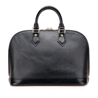 Louis Vuitton Alma Handtas Gestructureerd Leer