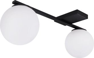 OEM L&aacute;mpara De Techo Alta Blanca 2 Bombillas E14