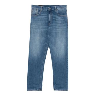 Dondup Straight Jeans, male, Blue, Size: W30 Ervin Jeans
