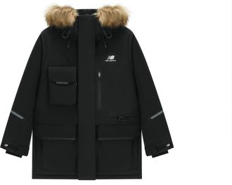 New Balance Logo Down Jacket Asia Sizing Black 5PC44603-BK