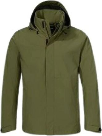 Sch&ouml;ffel Jassen - Heren - Mantels - Groen - Maat: 5XL