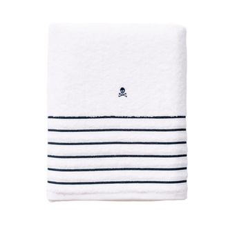 Scalpers Toalla de ba&ntilde;o de algod&oacute;n blanco 90x150cm