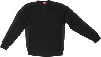 Diesel Kids Sweatshirts, male, Black, 16 Y, Black Jumper with Logo Detail