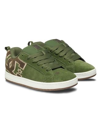 DC Sneaker DC SHOES Court Graffik, Herren, Gr. 11,5(45), weiss (olive, sanftes wei&szlig;), Obermaterial:57.05% Leder, 28.2% Synthetikmaterial, 13.87% Microfas