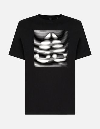 Moose Knuckles Mens Raydaze T-Shirt Black - Size: 36