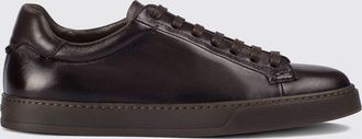 Doucal's Sneakers Morgan in pelle di vitello liscia con suola in gomma