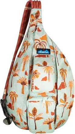 Kavu Unisex Rope Sling Bag In Vintage Palm