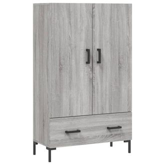 Berkfield Home Highboard Grey Sonoma 69.5x31x115 cm Engineered Wood