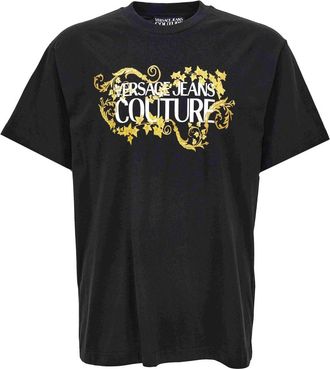 Versace Jeans Couture T-shirts en Polos - Heren - T-shirts - Zwart - S - Tops
