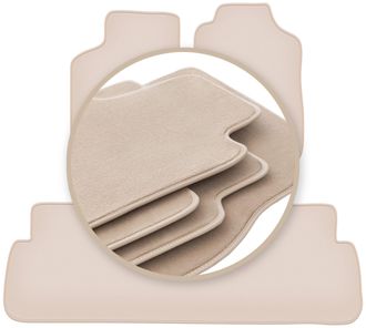 OEM Alfombrillas Beige Premium Para: Saab 9-5 I Familiar, Sed&aacute;n 1997-2009