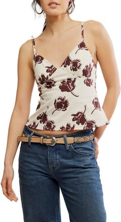 Free People Susie Floral Camisole in Bittersweet Combo at Nordstrom, Size X-Large