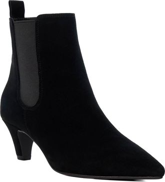 Dune London Obvious Pointed Toe Chelsea Boot in Black at Nordstrom, Size 38