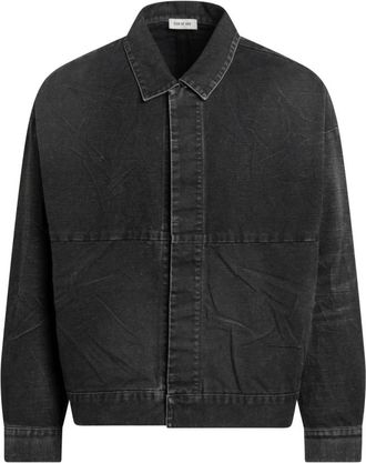 Fear of God Canvas Utility Jacket - Heren - Zomerjassen - Zwart - S - Katoen - Jassen