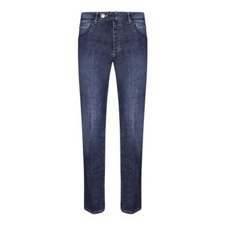 Incotex Slim Denim Jeans - Heren - Jeans - Blauw - Maat: W30 Denim