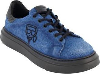 Karl Lagerfeld Karl Head Profile Sneaker in Denim Indigo Wash at Nordstrom Rack, Size 10.5