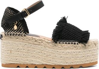 Stella McCartney 80 mm Gaia espadrilles - Zwart