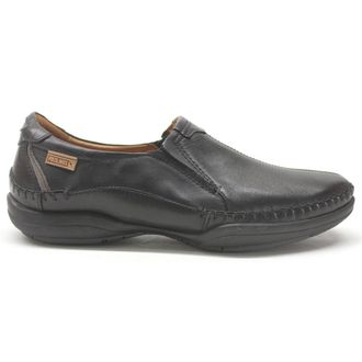 Pikolinos San Telmo M1D Leather Mens loafers Shoes - Black - Size:UK 10.5-11