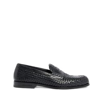 Dsquared2 Loafers, male, Black, Size: 9 1/2 US Gothic Loafers