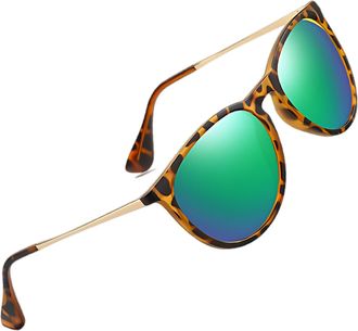 Generic Unisex Leopard Frame Polarized Sunglasses, Lightweight For Outdoor Use, Ideal For Travel, Driving, Fashion