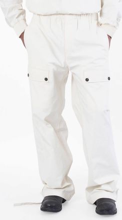 Ferragamo Ferragamo Drawstring Linen Trouser