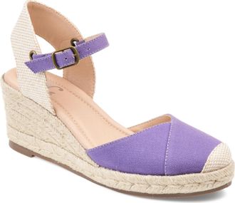 Journee Collection Women & apos;s Ashlyn Medium and Wide Width Espadrille Wedge Sandals