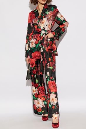 Dolce & Gabbana Silk Shirt, Womens, Red