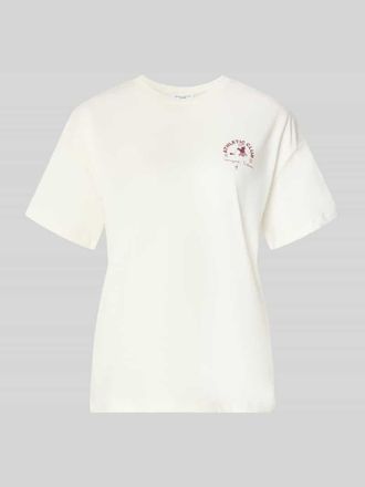 Marc O'Polo Denim Marc OPolo Denim Regular Fit T-Shirt aus reiner Baumwolle in Offwhite, Gr&ouml;&szlig;e XL