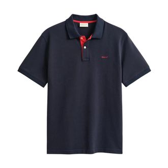 GANT Polo Coton - Heren - Polos - Blauw - M - Katoen - Tops