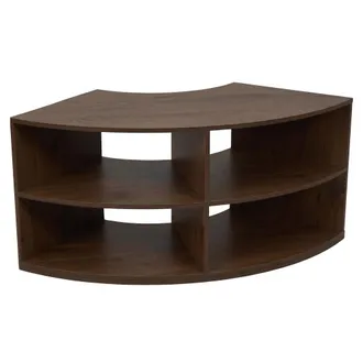 Oviala Mueble para tv efecto madera, 120x59 cm, escandinavo, madera oscura