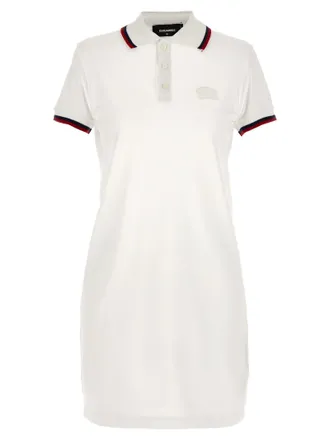 Dsquared2 Womens Maxi Cut Out Polo Dress