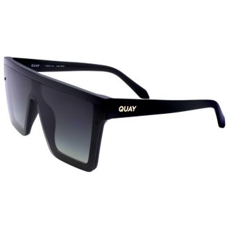 Quay Quay Unisex 56mm Black Sunglasses HINDSIGHT-BLKGRN-56
