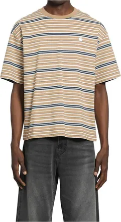 Carhartt Work in Progress Carhartt Wip, T-Shirts, male, Multicolor, Size: L S/S Zane T-Shirt