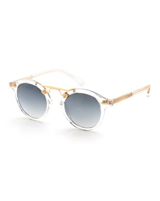 Krewe St. Louis Round Mirrored Sunglasses
