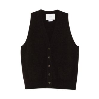 VANIS&Eacute; Truien & Vesten, Dames, Bruin, S, Kasjmier, Michaela Vest