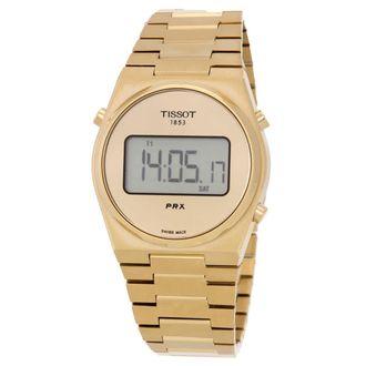 Tissot PRX Digital Quartz Gold Dial Mens Watch T1372633302000