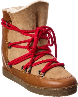 Isabel Marant Nowles Suede & Leather Snow Boot