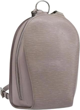 Louis Vuitton Pre-owned Vintage Epi Leather Backpack - Dames - Vintage Rugzakken - Grijs - ONE Size - Vintage