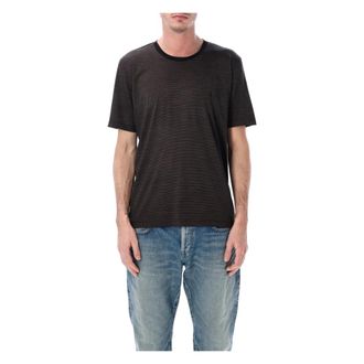 Saint Laurent T-Shirts - Heren - T-shirts - Bruin - XL - Tops
