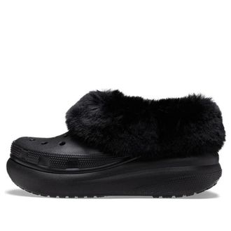 Crocs Furever Crush Shoe Clogs Black 208446-001