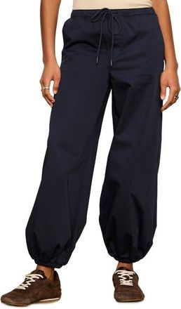 Sanctuary Float On Stretch Cotton Balloon Pants in Navy Blazer Blue at Nordstrom, Size X-Small
